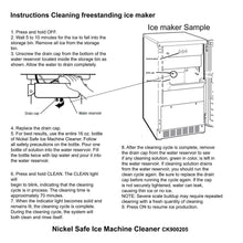 Ice Maker Machine Cleaner Uline, GE Monogram, KitchenAid, Kenmore CK900205